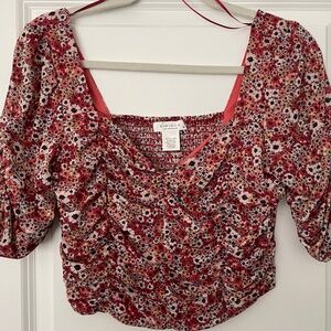 Floral Crop Top
